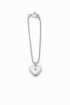 Minimal Heart Bracelet Charm