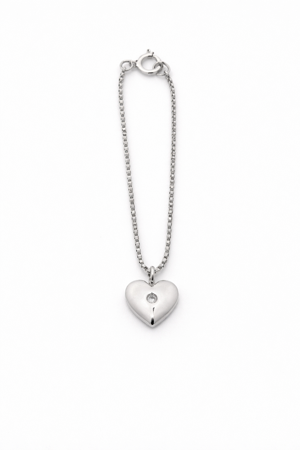 Minimal Heart Bracelet Charm