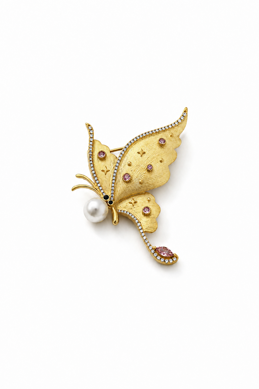 Golden Flutter Brooch