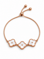 Pearl Clover Bloom Bracelet