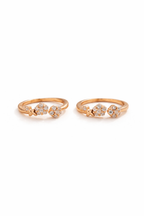 Floral Cluster Star Toe Ring