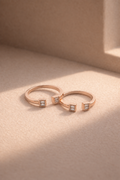 Baguette Glow Toe Rings
