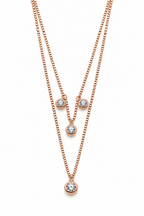 Blush Spark Layers Pendant