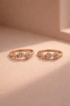Floral Cluster Star Toe Ring