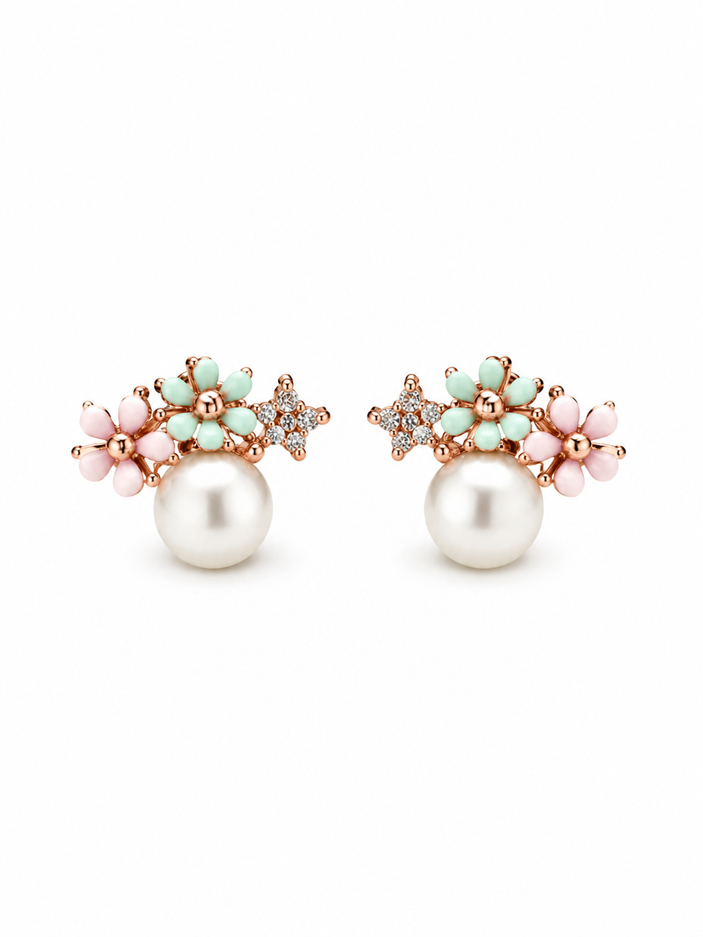 Daisy Pearl Studs