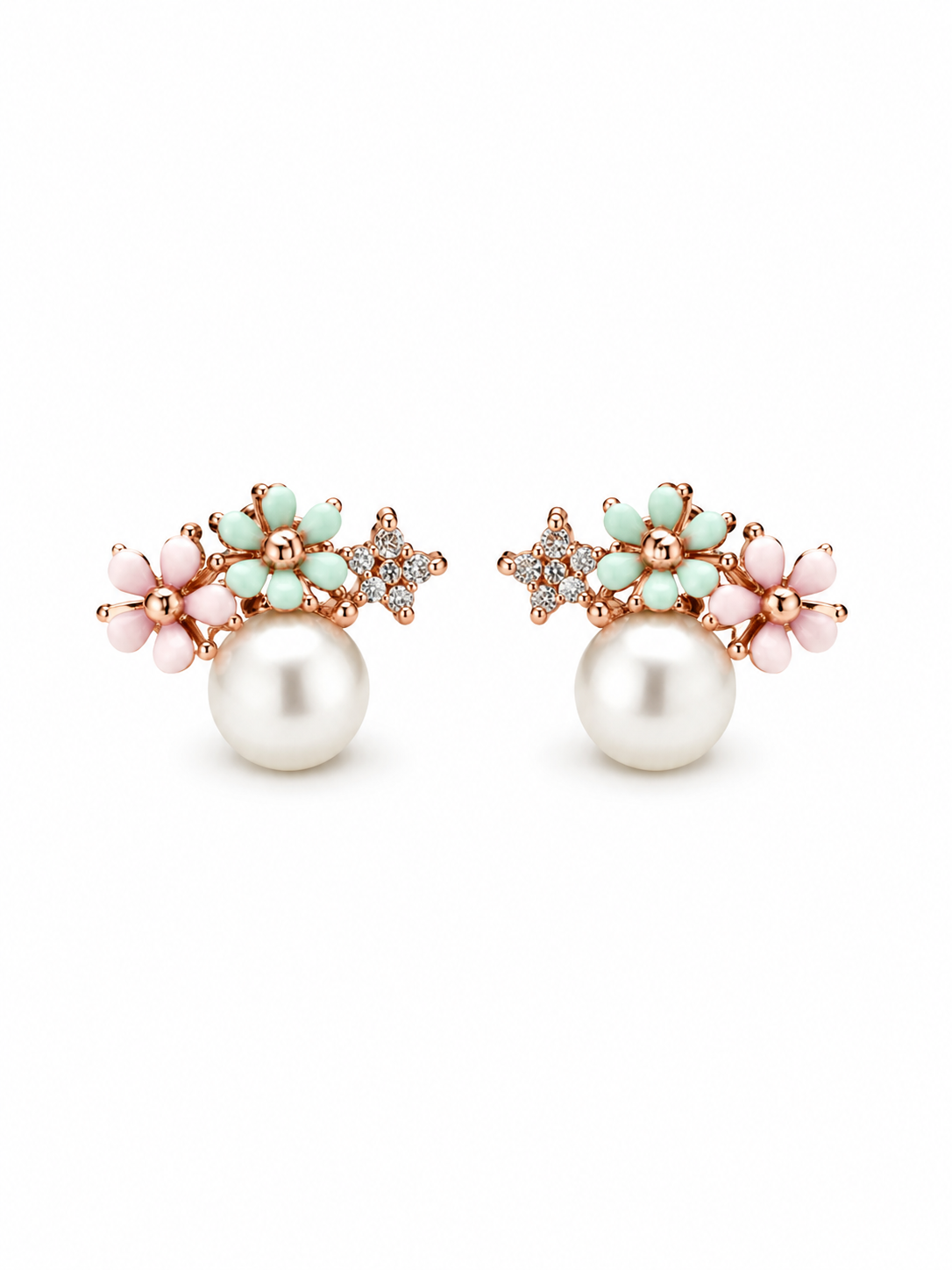 Daisy Pearl Studs
