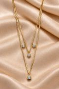 Golden Dew Drops Pendant