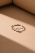 Moissanite Soft Flex Ring