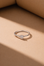 Moissanite Soft Flex Ring