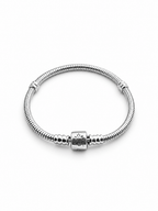 Anviora Silver Serpent Bracelet