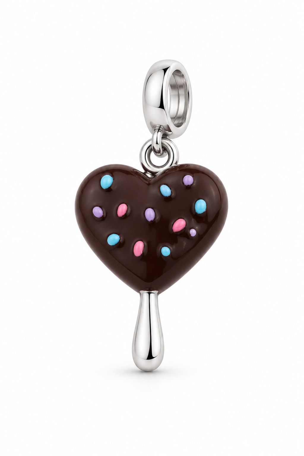Chocolate Heart Charm