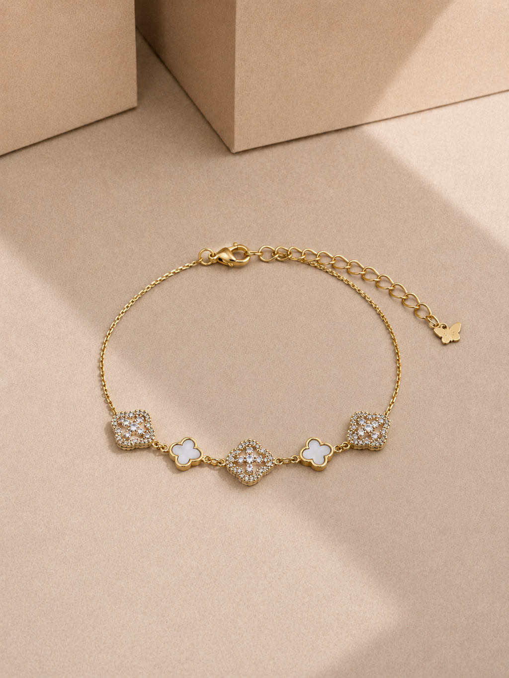 Ivory Clover Bracelet