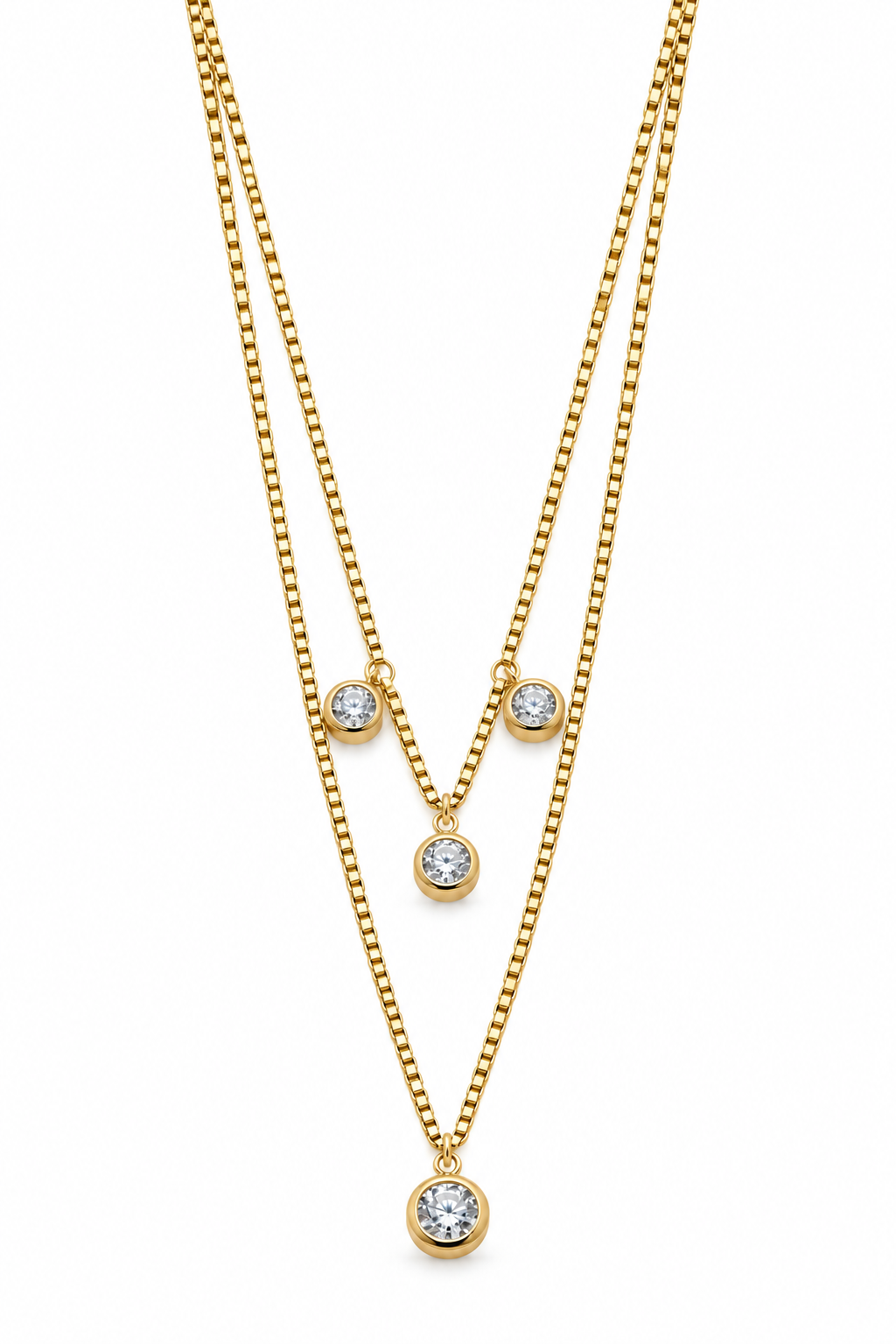Golden Dew Drops Pendant