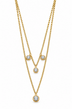 Golden Dew Drops Pendant