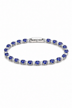 Midnight Spark Tennis Bracelet