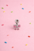 Pink Bow Charm