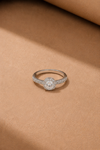 Moissanite Bling Orbit Ring