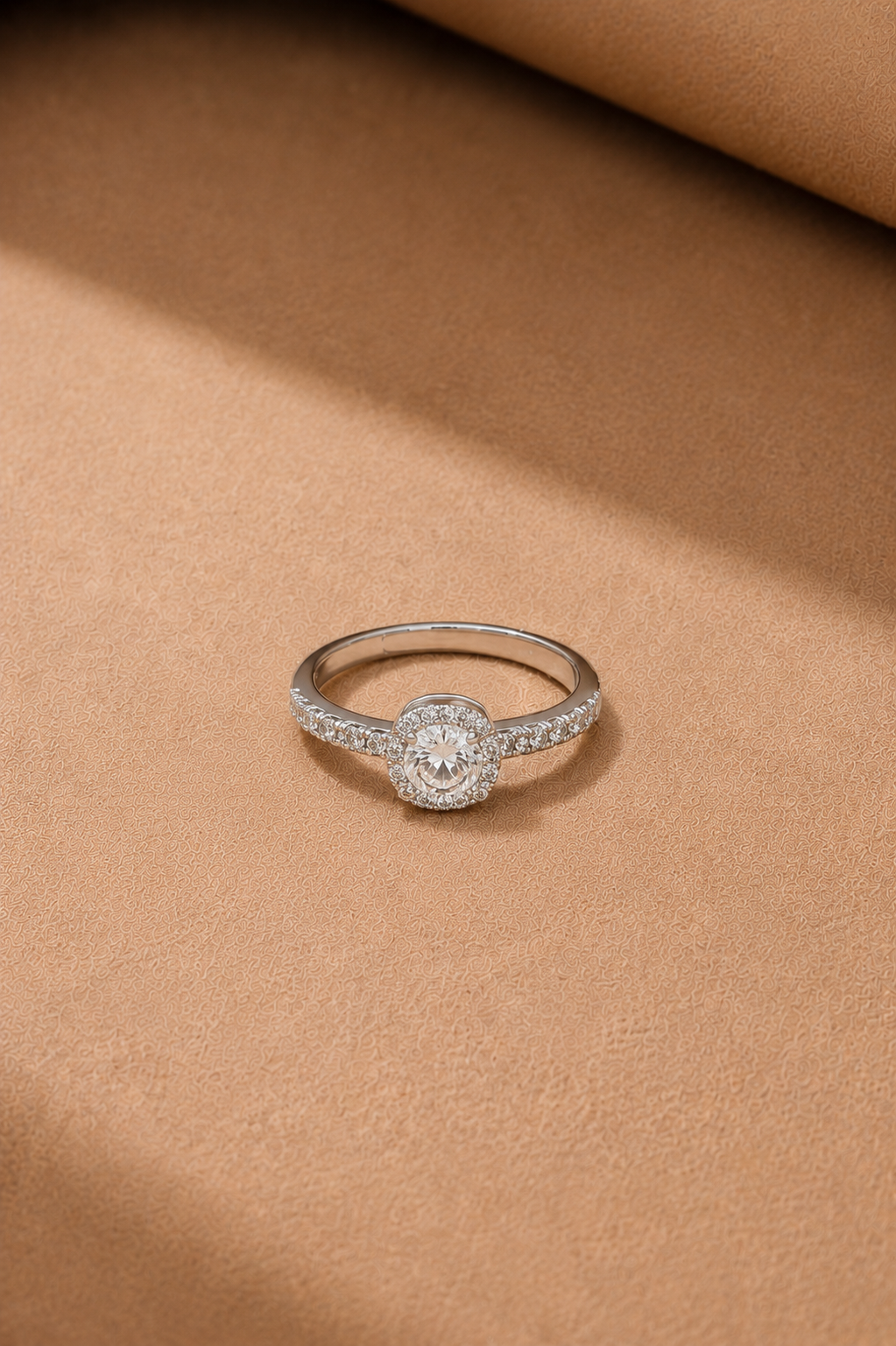 Moissanite Bling Orbit Ring