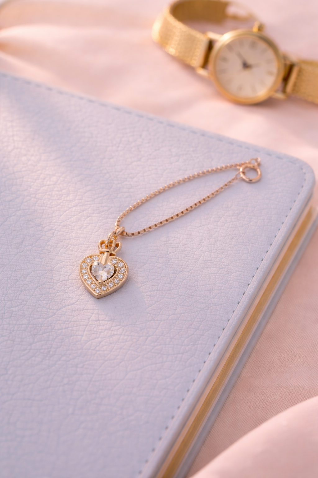 Heart Crown Charm