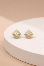 Radiant Square Studs