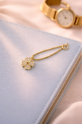 Clover Crystal Charm