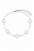 White Petal Bracelet