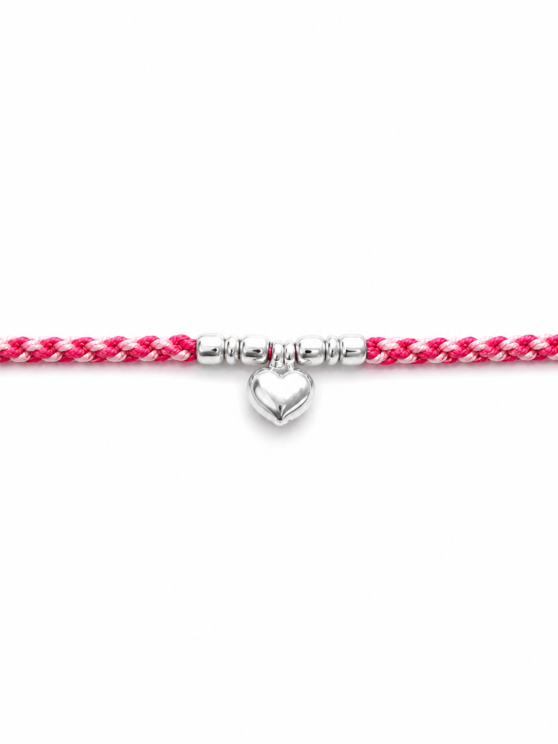 Silver Heart Rakhi