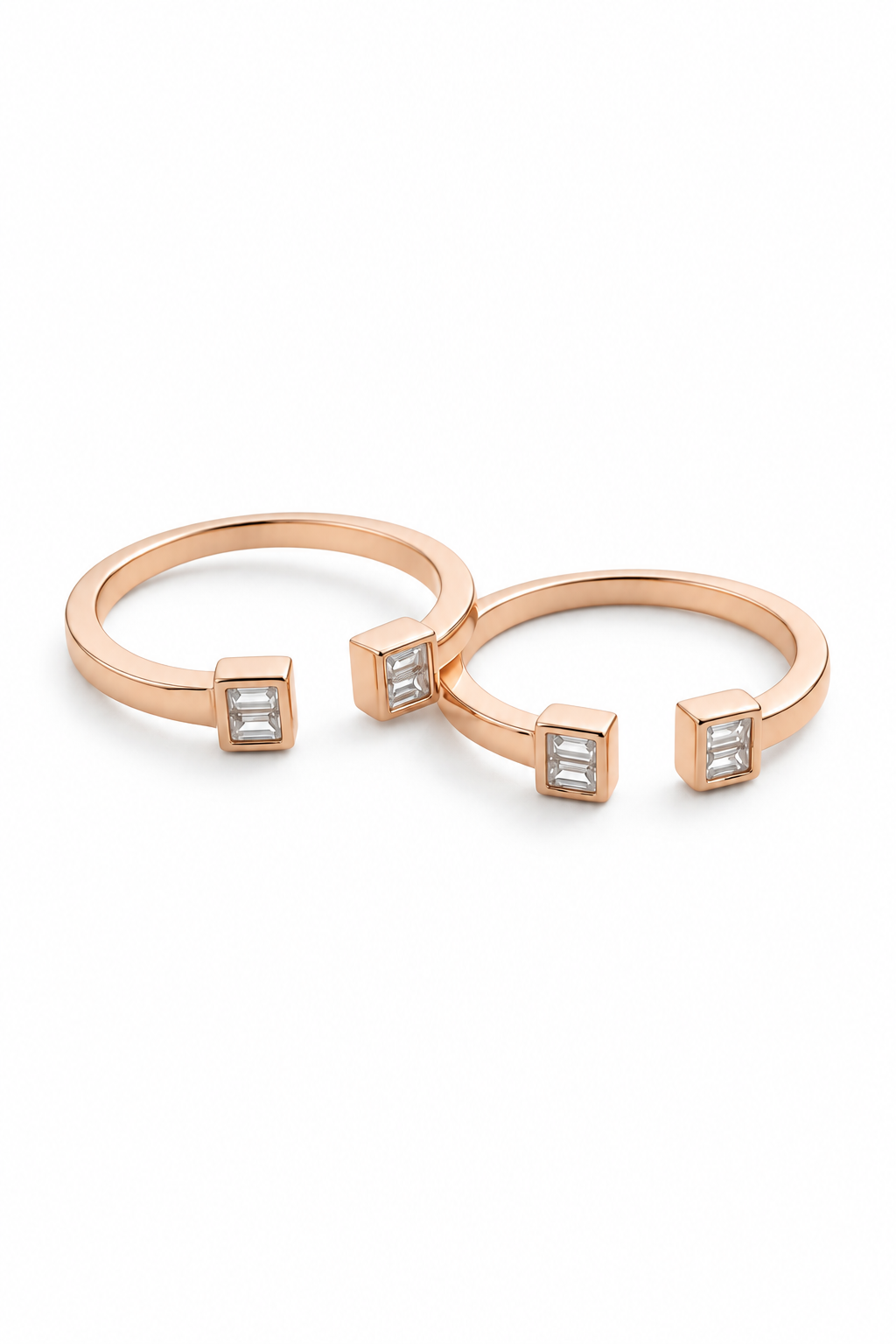 Baguette Glow Toe Rings