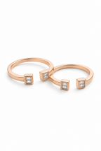 Baguette Glow Toe Rings