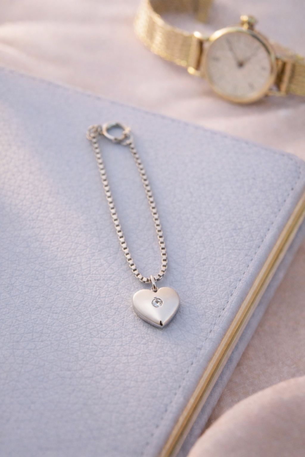 Minimal Heart Bracelet Charm