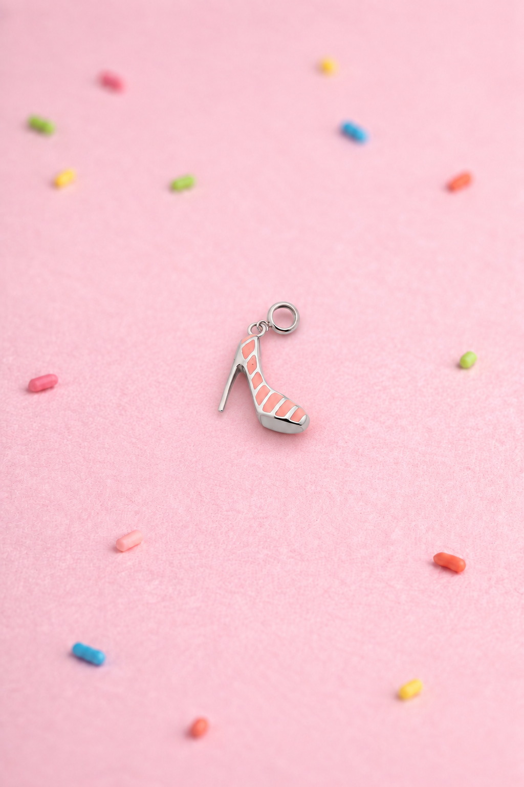 Pink Stiletto Charm