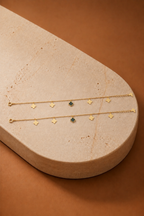 Midnight Clover Anklet