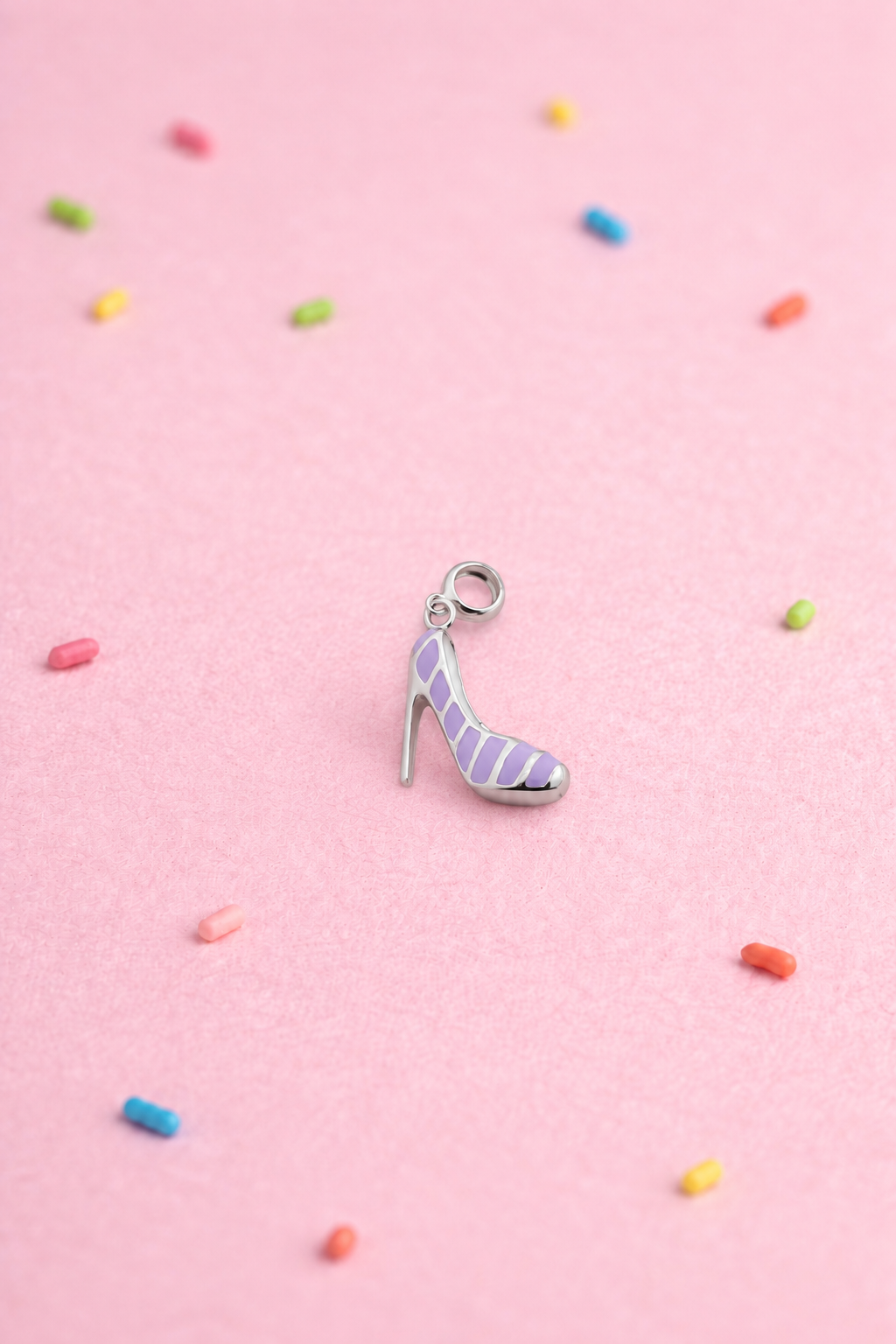 Lilac Stilleto Charm