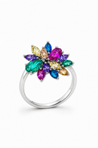 Aurora Floral Ring