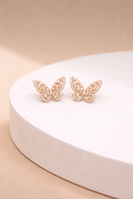 Butterfly Crystal Studs