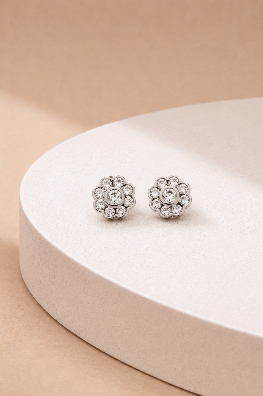 Crystal Daisy Studs