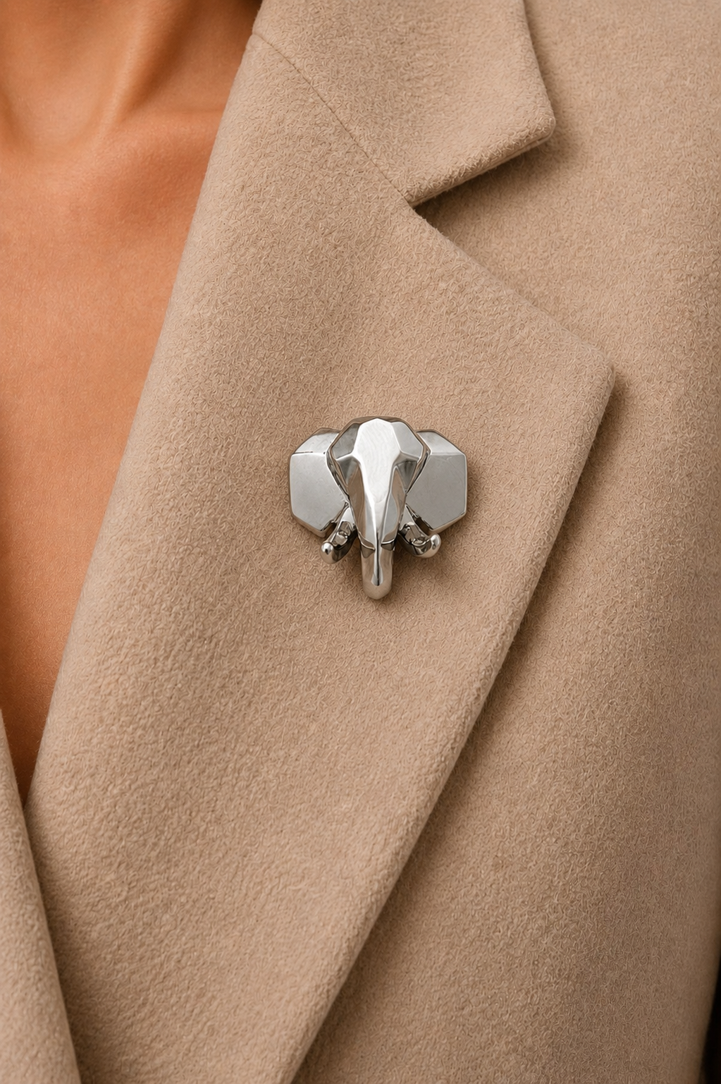 Majestic Tusk Brooch
