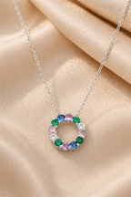 Rainbow Eternity Pendant