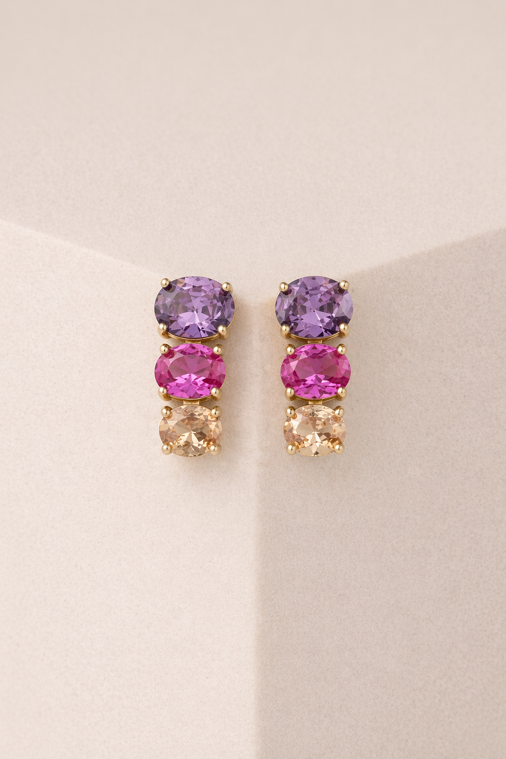 Tricolor Radiance Studs