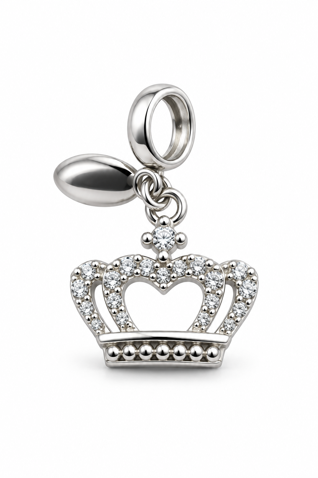 Royal Heart Crown Charm