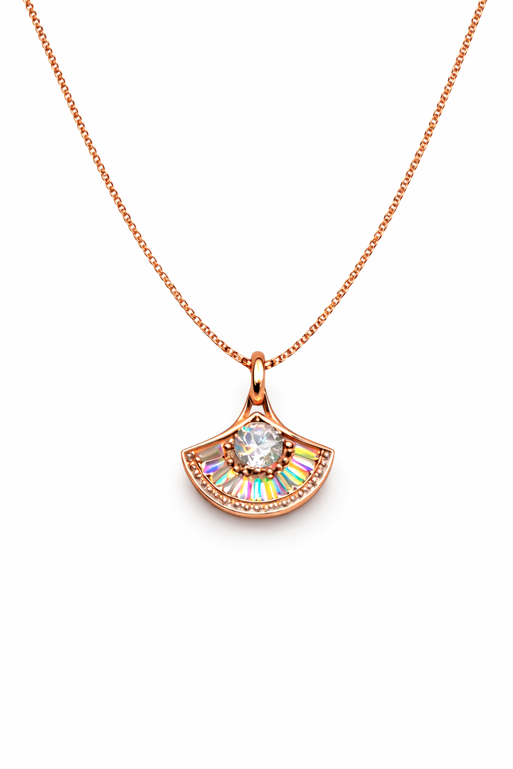 Elegant Halo Pendant