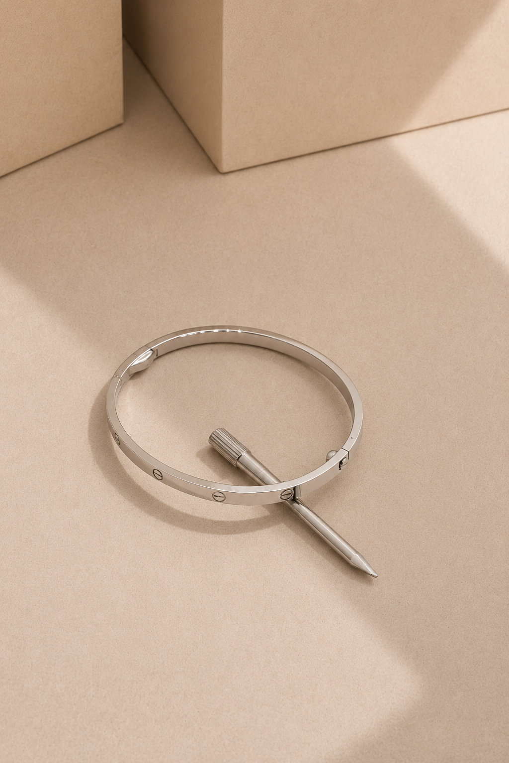 Sterling Lock Bracelet