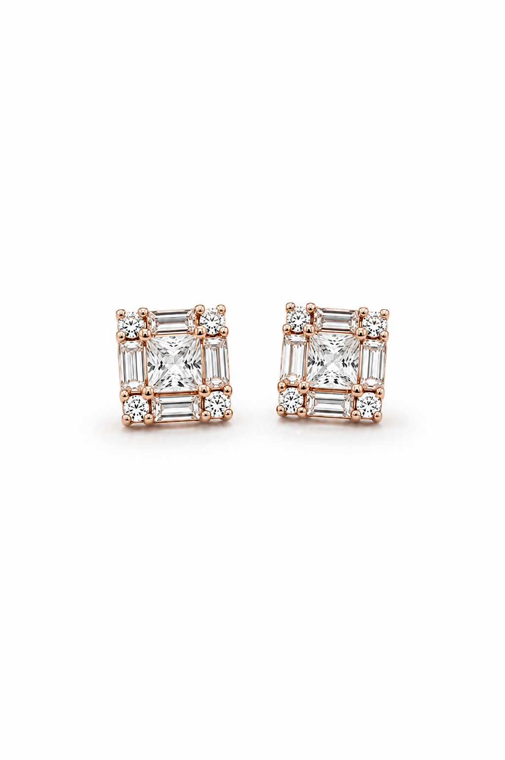 Square Glow Studs