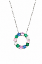 Rainbow Eternity Pendant