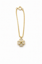 Clover Crystal Charm